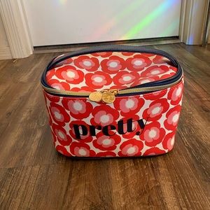 Dabney Lee train case makeup cosmetic bag